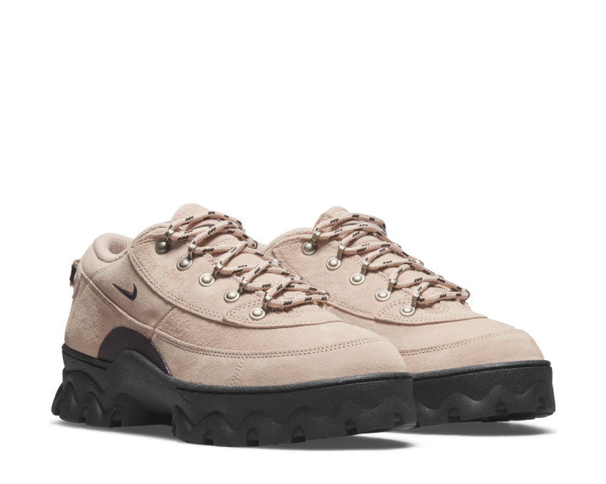 Nike Lahar Low Fossil Stone side view — synthetic stone upper