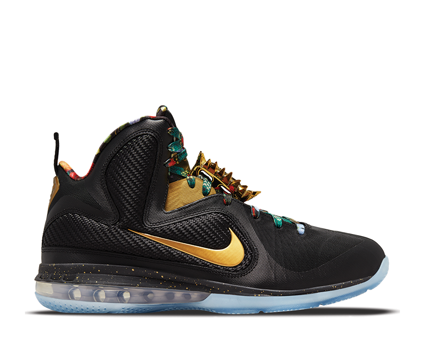 Nike Lebron IX Black Metallic Gold — Sneaker Herren Basketball Lebron