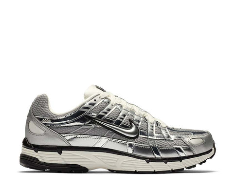Nike P-6000 Metallic Silver — Unisex sneaker Y2K-Stil