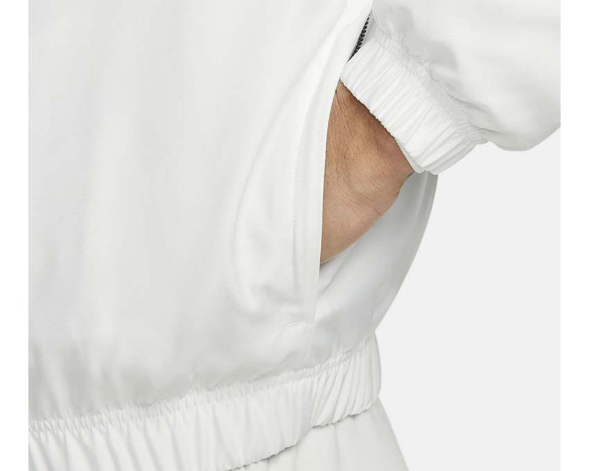 Nike Soloswoosh Satin Bomber Jacket Detail — Solo Swoosh Logo Satin