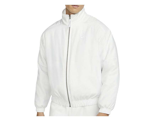 Nike Soloswoosh Satin Bomber Jacket — Herren Satin-Bomberjacke schwarz glänzend